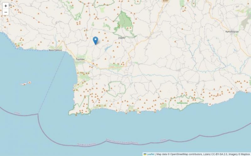 Kalochorafitis Kreta, Kalochorafiti: Landwirtschaftliches Grundstück mit 170 Olivenbäumen Grundstück kaufen